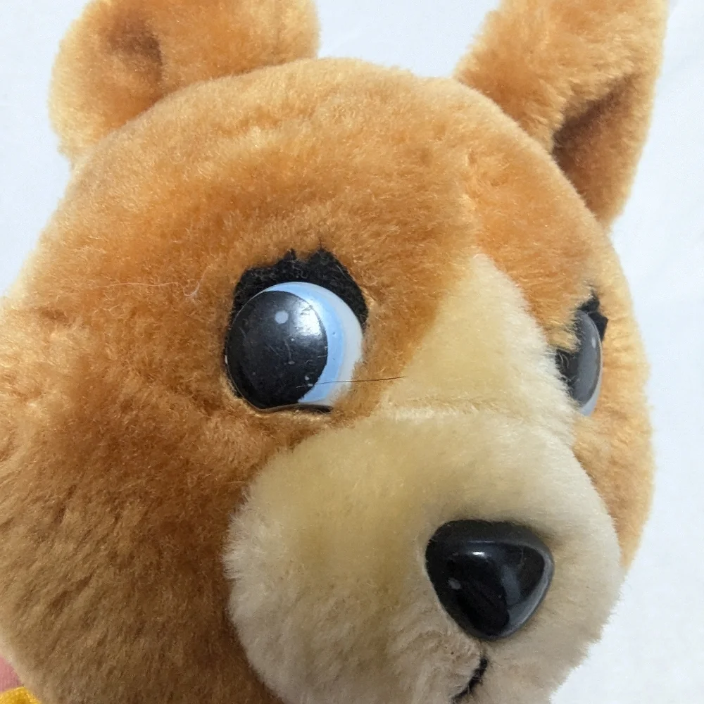 Vintage 1983 Hasbro Softies Kip Kangaroo Bright N' Bouncy Shirt Tales Plush